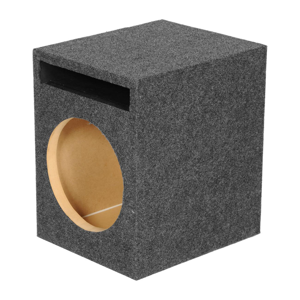 Single 10" Slot Ported Vented Heavy Duty Empty Woofer Enclosure