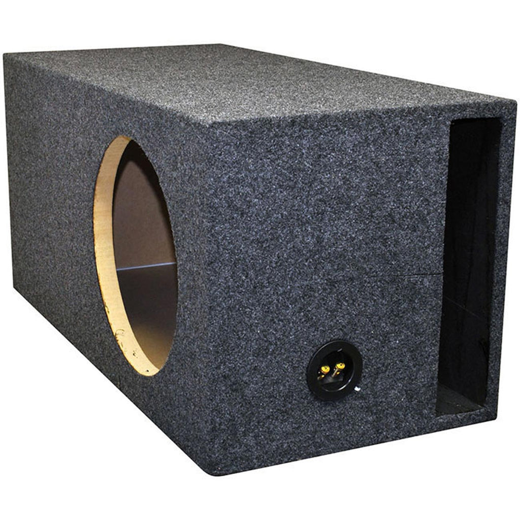 QPower Single 15" Slot Ported Vented Heavy Duty High SPL X-Large Empty Woofer Enclosure
