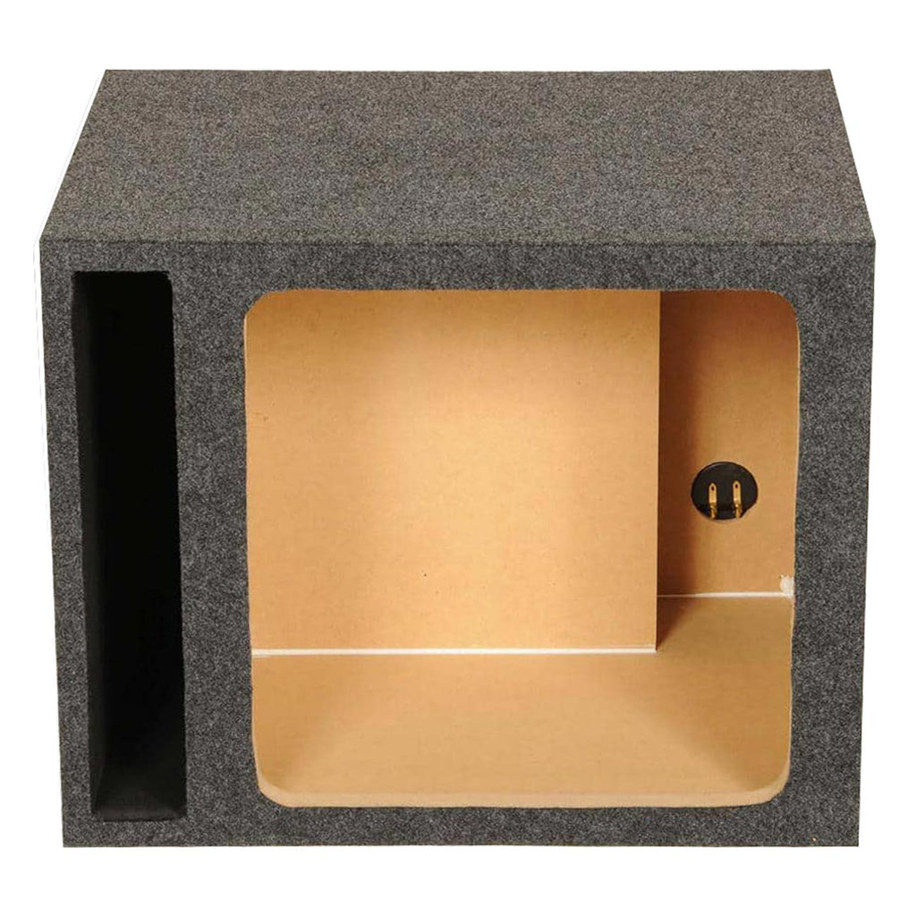 QPower Single Square 15" Slot Ported Empty Woofer Enclosure