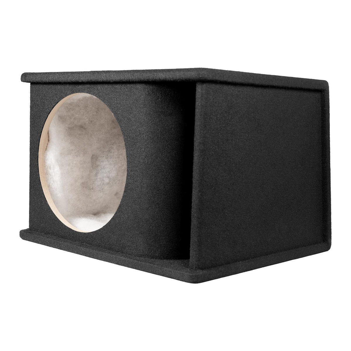 QPower Single 12" Curved Vent Port Empty Woofer Enclosure