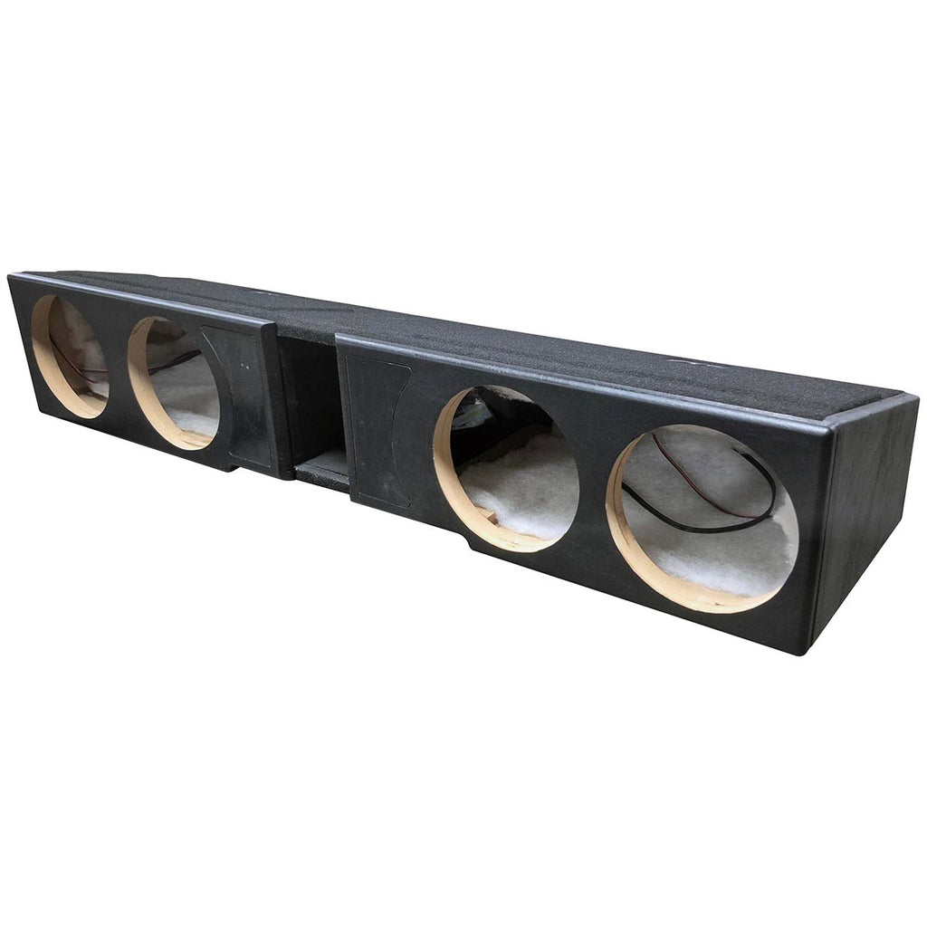 QPower “QLUXE" Chevy/GMC Crew Cab '07-'26 Ported (4) 8" Empty Woofer Enclosure