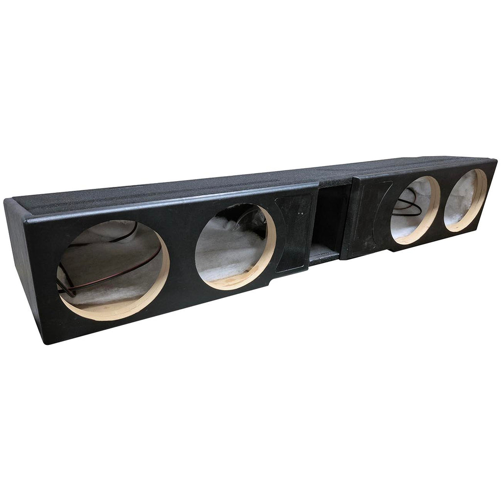 QPower “QLUXE" Chevy/GMC Crew Cab '07-'26 Ported (4) 8" Empty Woofer Enclosure