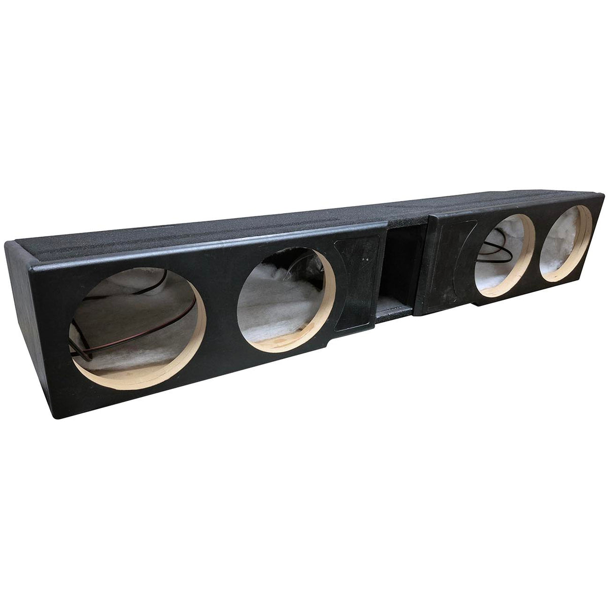 QPower “QLUXE" Chevy/GMC Crew Cab '07-'26 Ported (4) 8" Empty Woofer Enclosure
