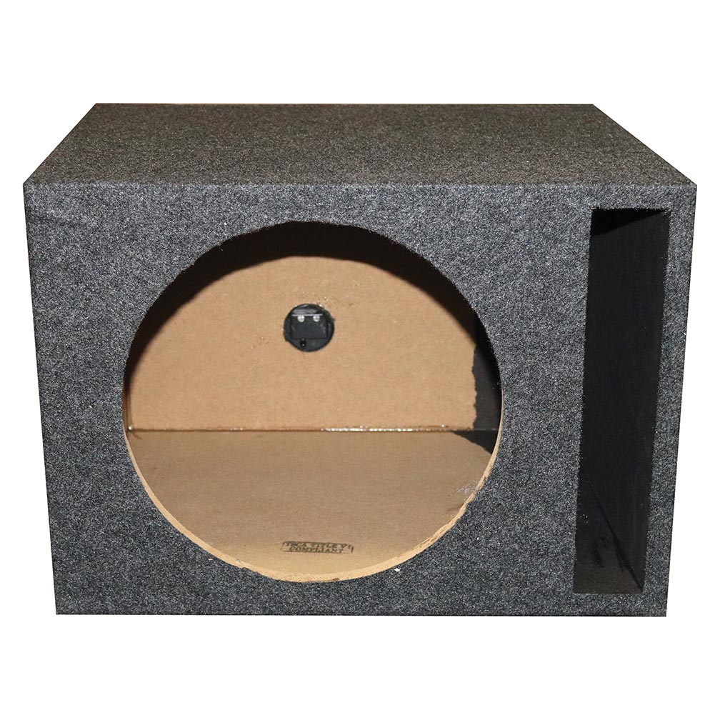 Single 12" Slot-Ported Vented Empty Woofer Enclosure