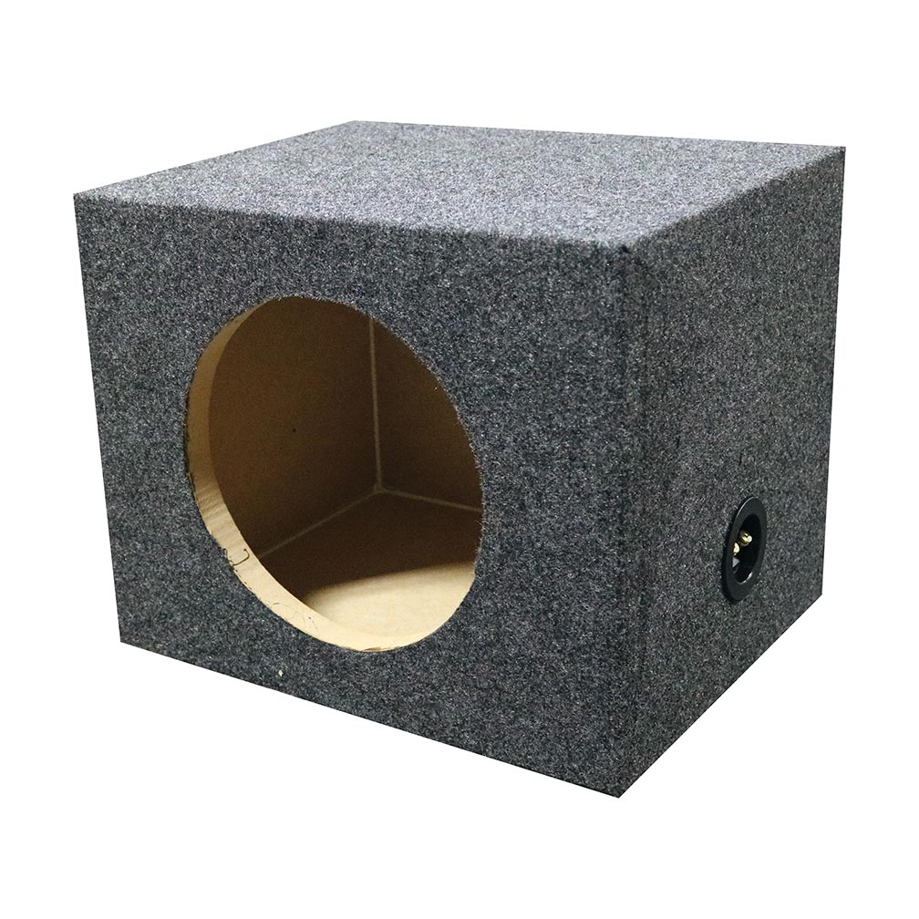 QPower Single 12" Heavy Duty Sealed Empty Woofer Box