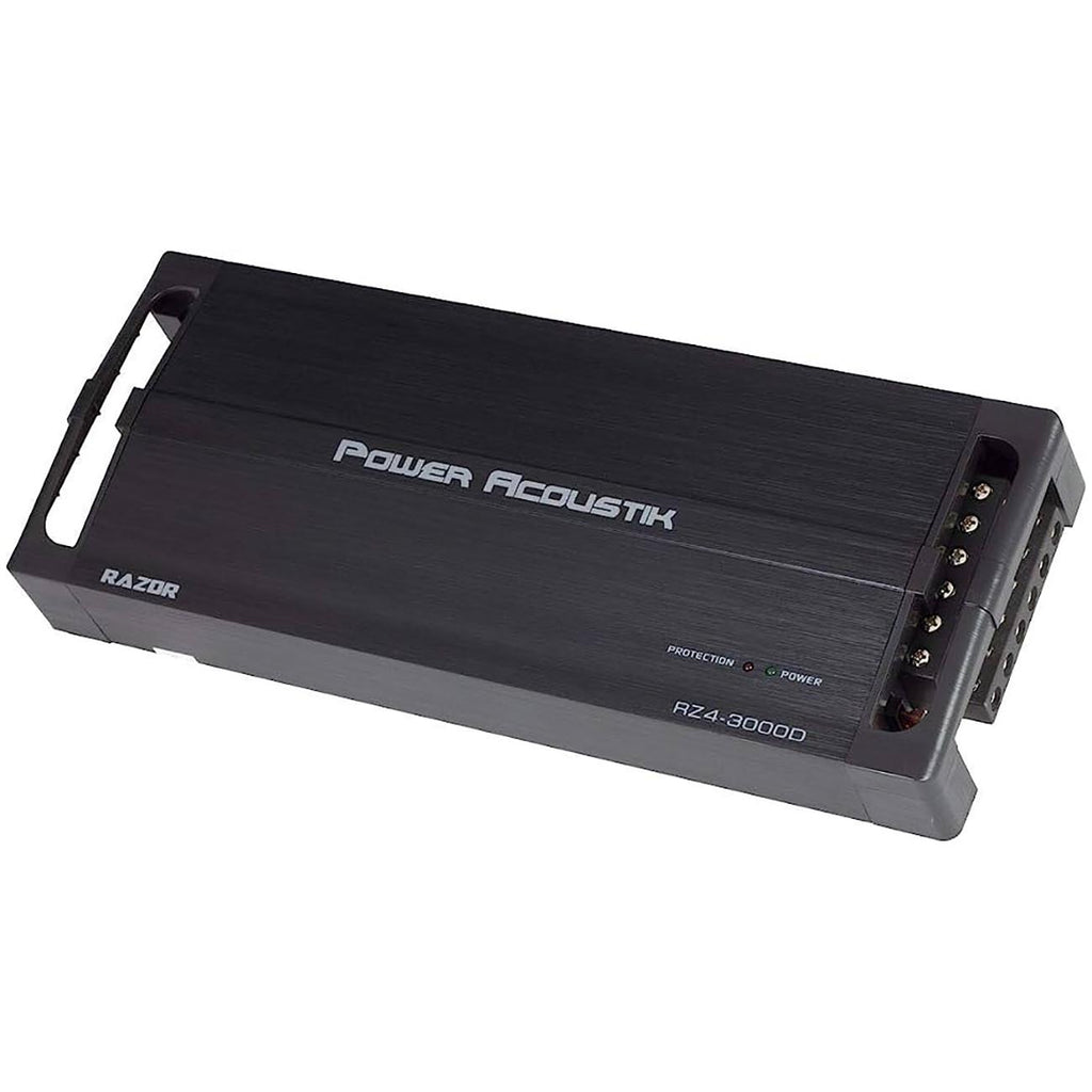 Power Acoustik Compact 4 Channel Amplifier, 1500W RMS/3000W MAX