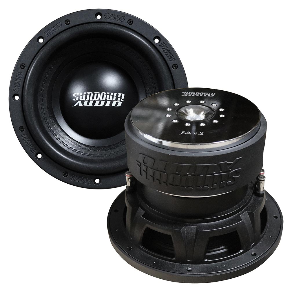 10″ Woofer, 1250W RMS/2500W Max, Dual 2 Ohm
