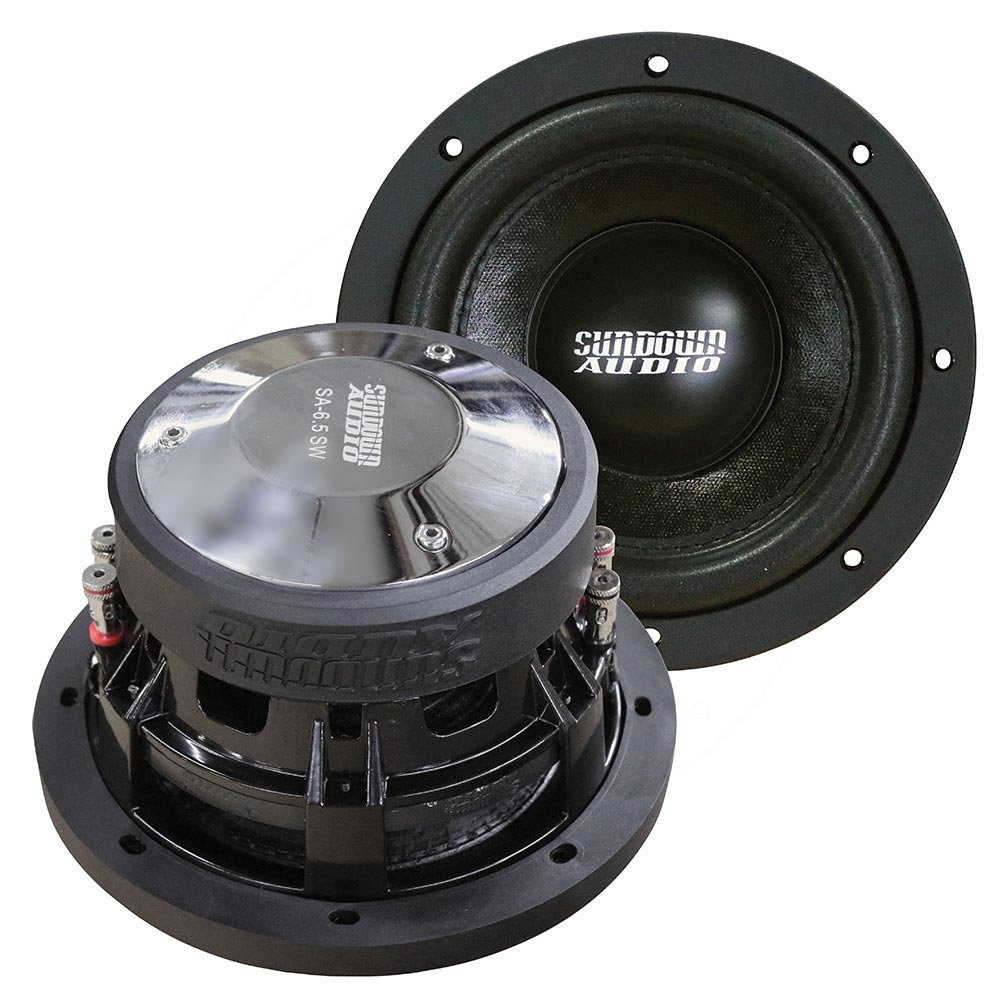 6.5″ Woofer, 300W RMS/600W MAX, Dual 4 Ohm