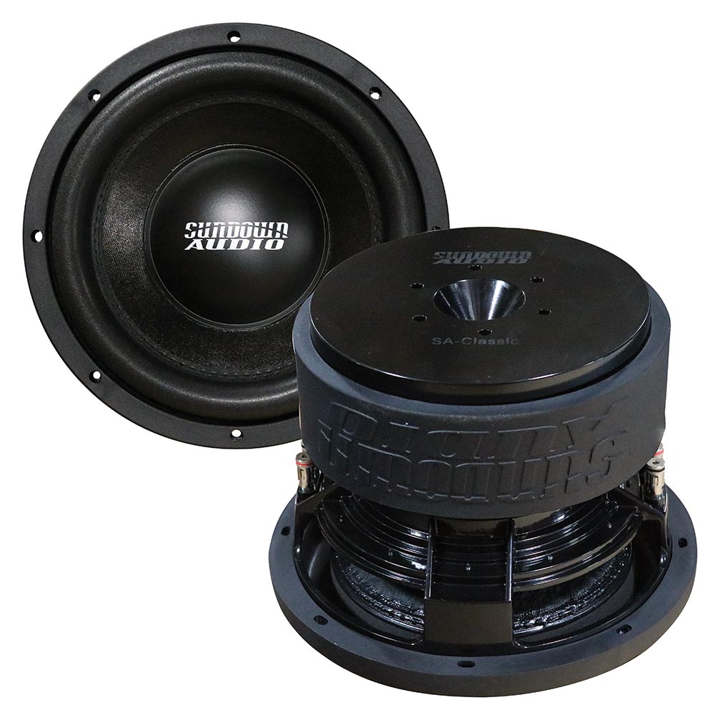 10″ Woofer, 1000W RMS/2000W MAX, Dual 2 Ohm