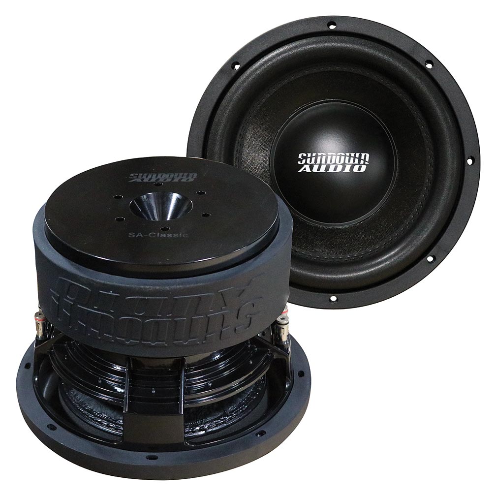 10″ Woofer, 1000W RMS/2000W MAX, Dual 4 Ohm