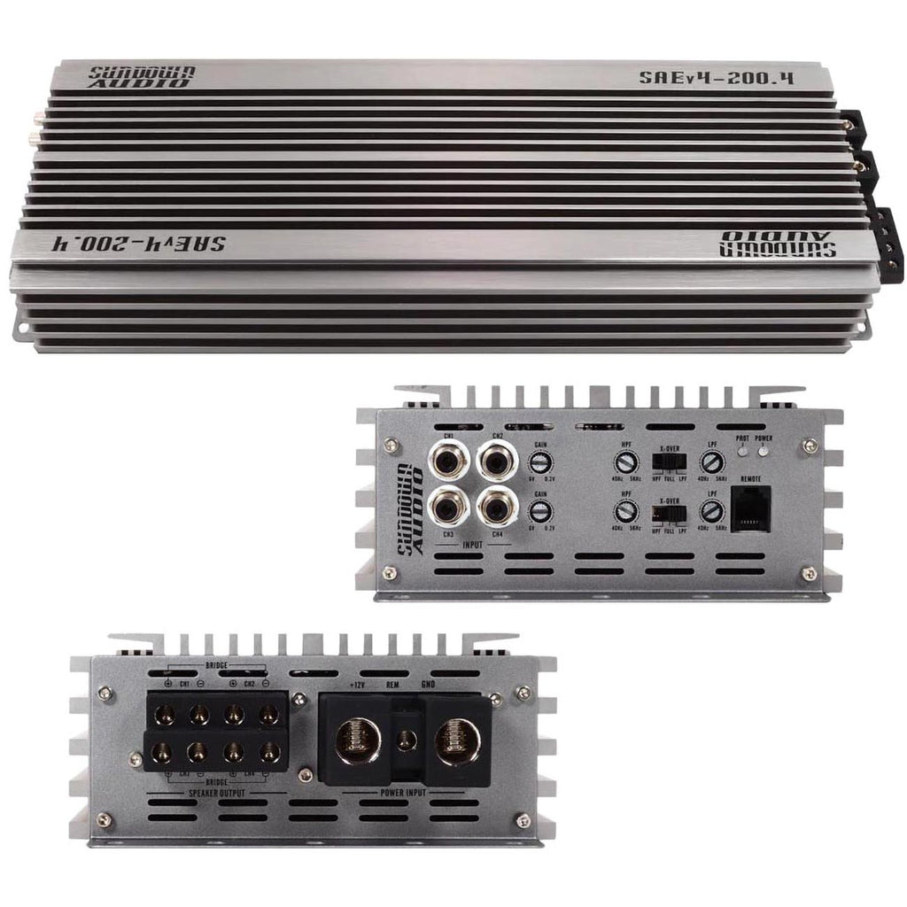 Sundown Audio 4-Channel Amplifier, 1200W RMS