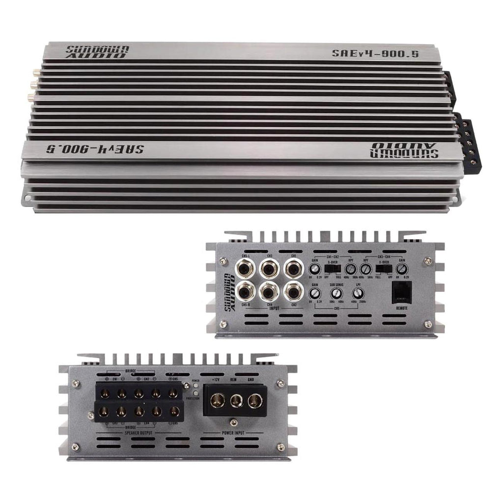Sundown Audio 5-Channel Amplifier, 2100W RMS