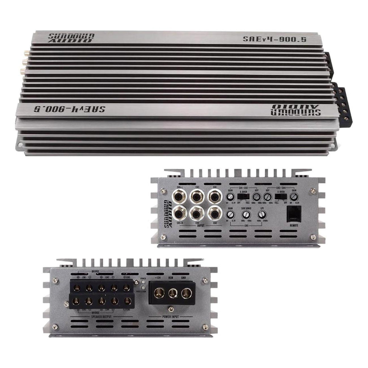 Sundown Audio 5-Channel Amplifier, 2100W RMS
