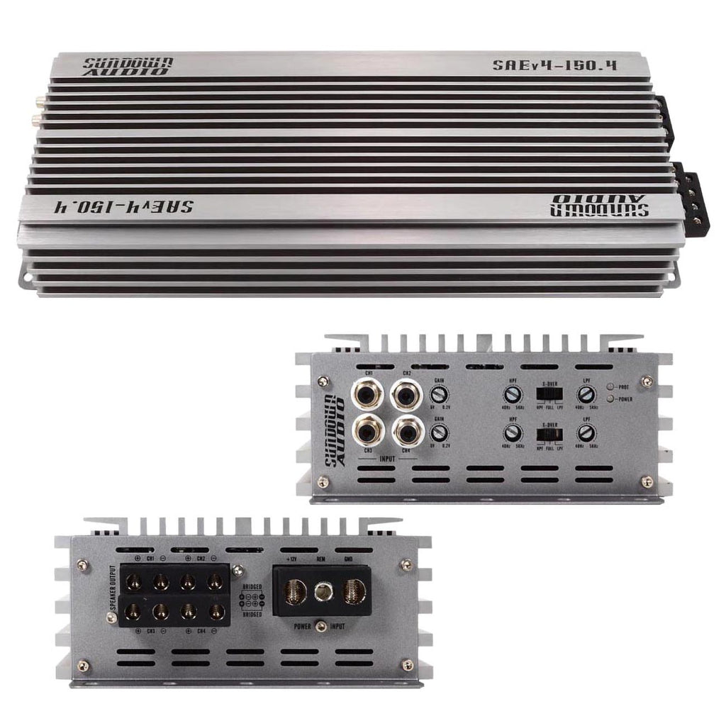 Sundown Audio 4-Channel Amplifier, 900W RMS