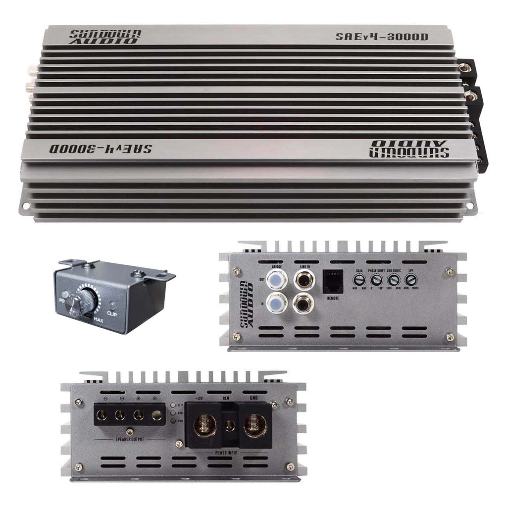 Sundown Audio Mono Block Amplifier, 3000W RMS
