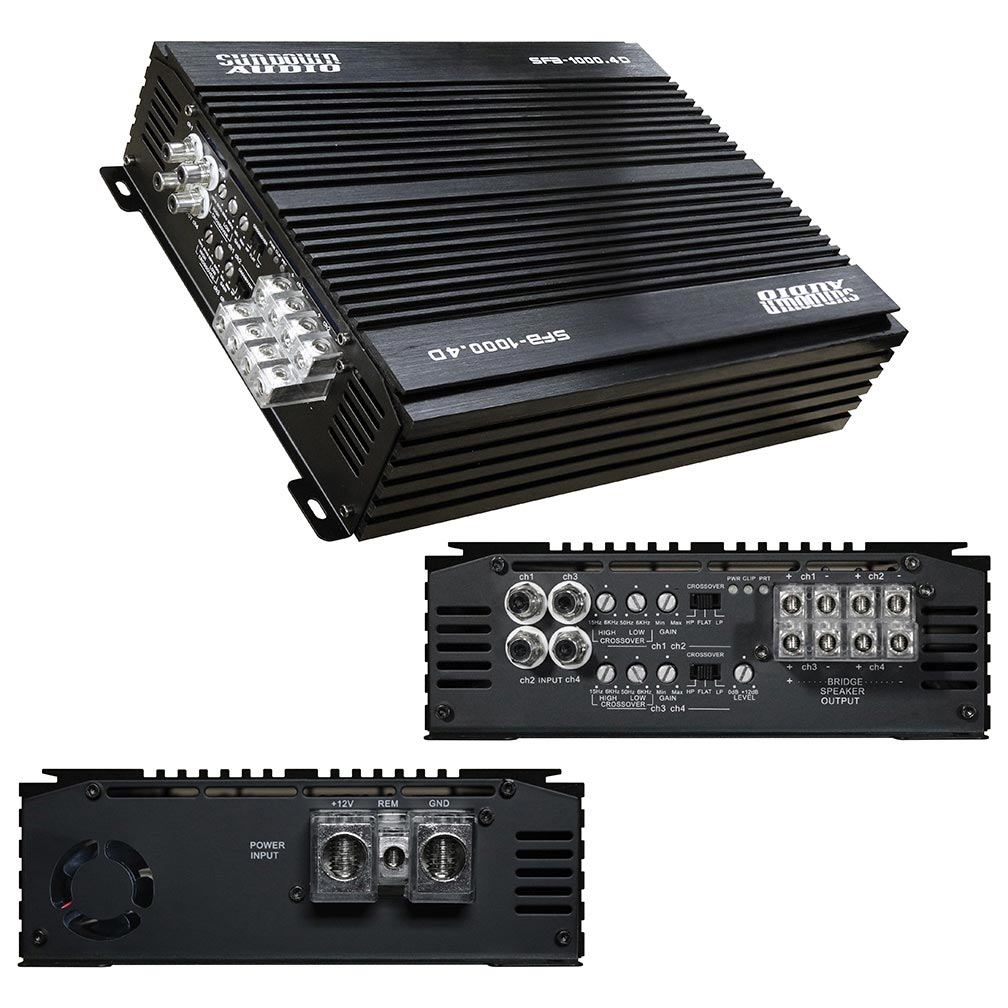 Sundown Audio 4 Channel Amplifier, 1000 Watts RMS