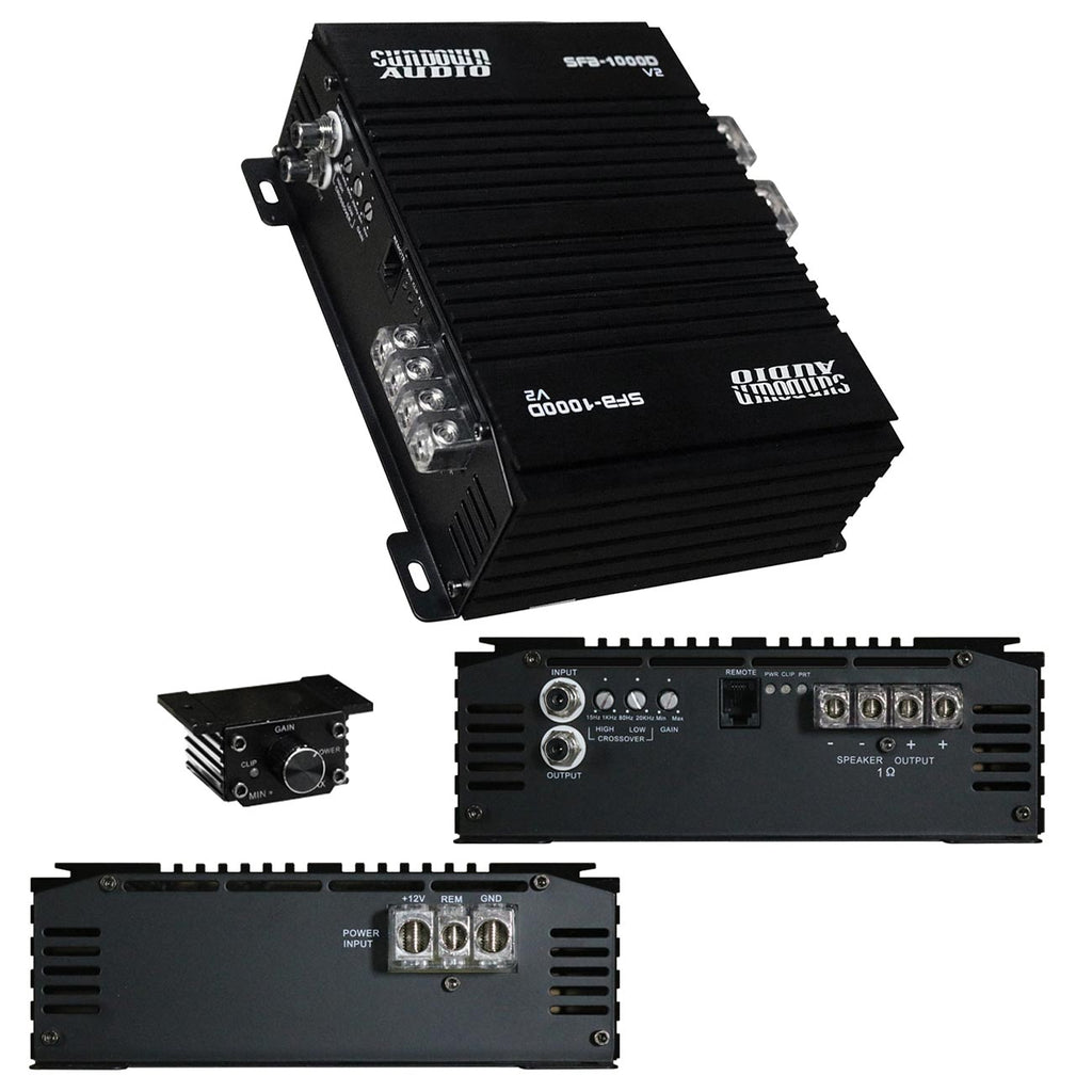 Sundown Audio Amplifier Full Range Monoblock 1000 Watts RMS