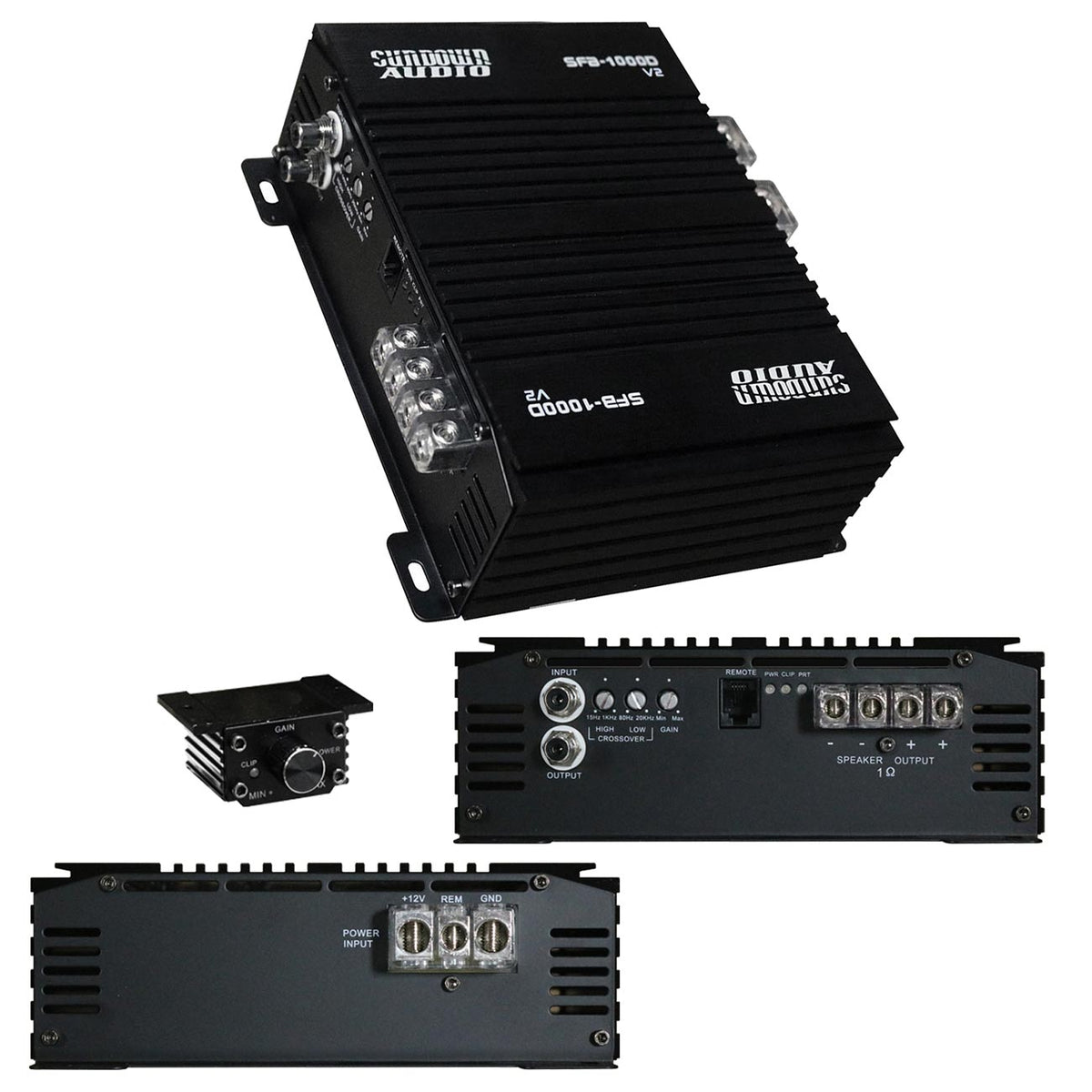 Sundown Audio Amplifier Full Range Monoblock 1000 Watts RMS