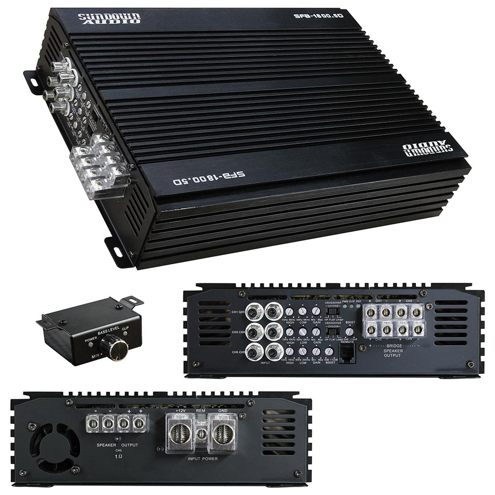 Sundown Audio 5 Channel Amplifier, 2330 Watts RMS