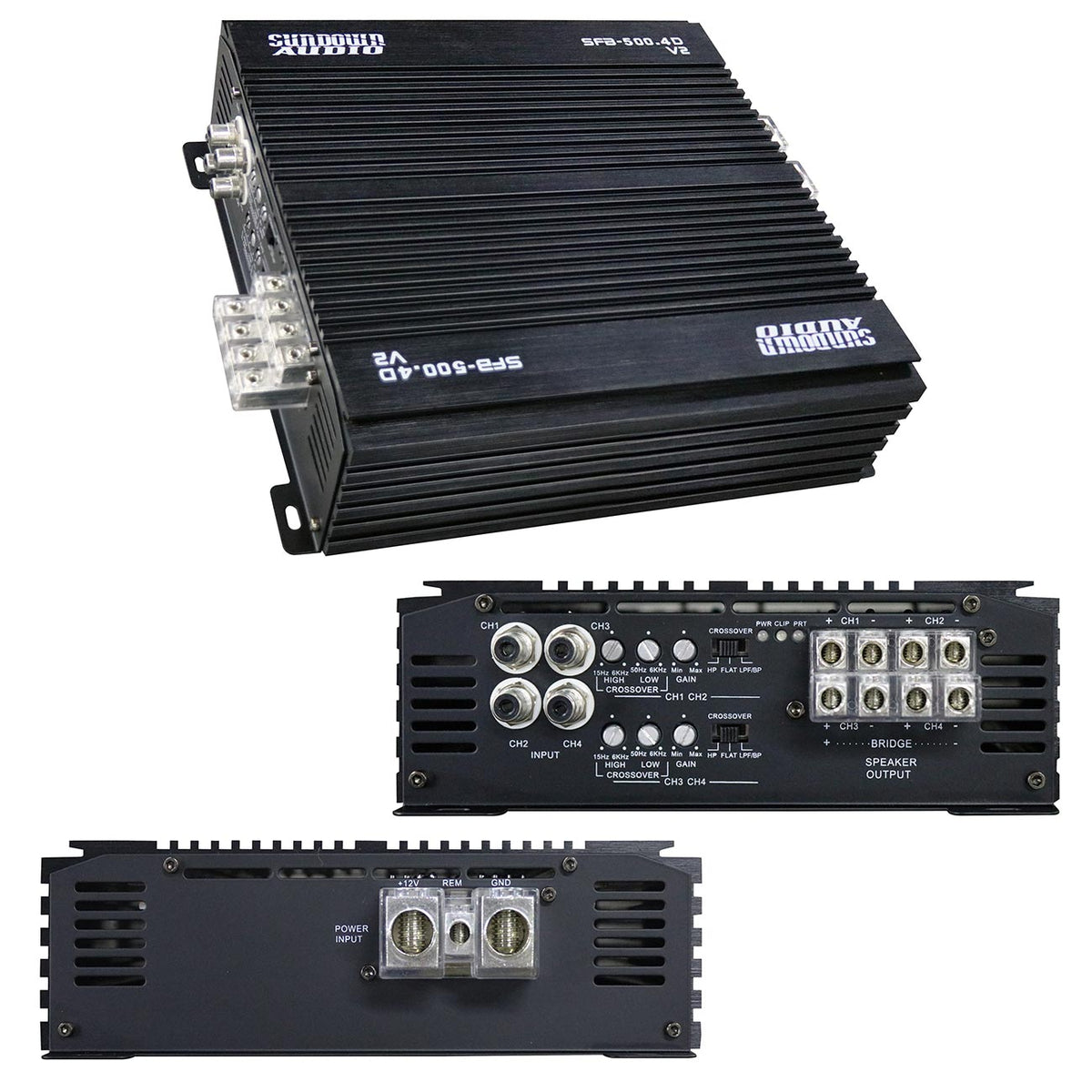 Sundown Audio 4 Channel Amplifier, 2000 Watts RMS