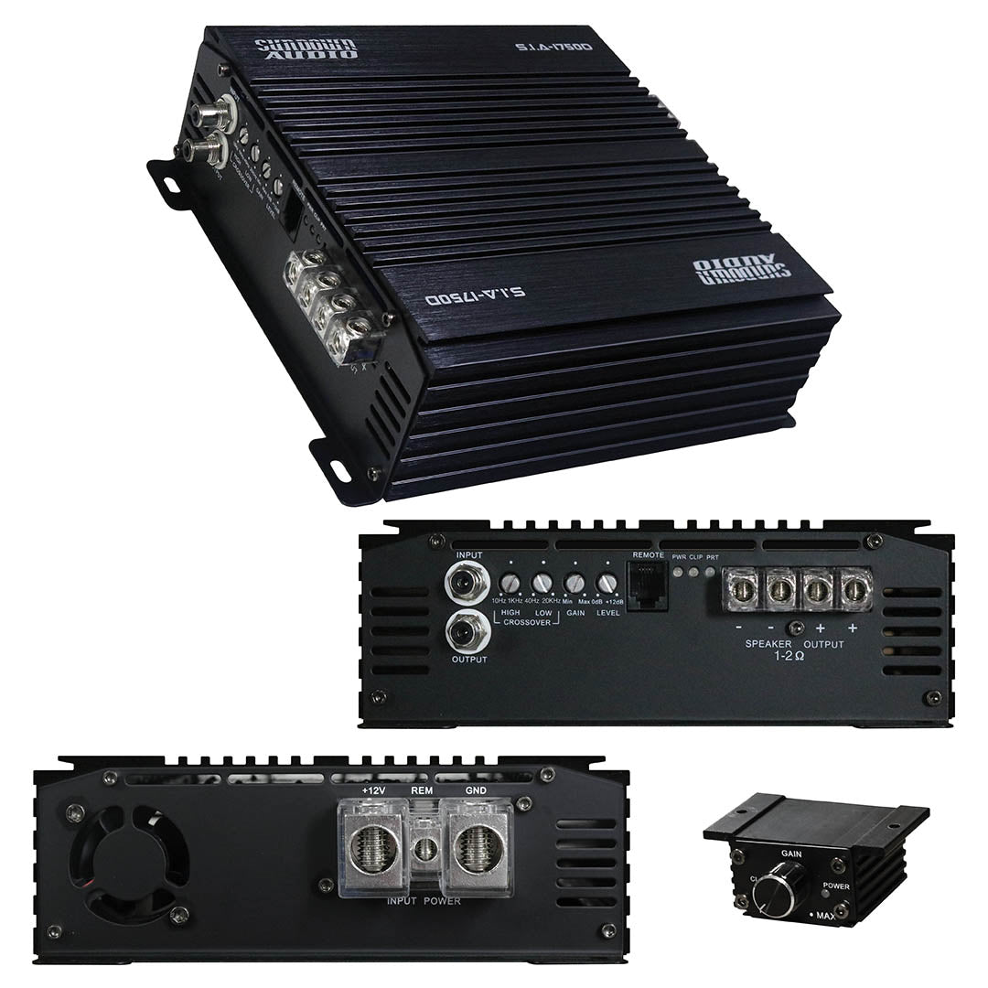 Sundown Audio Full Range Monoblock Amplifier, 1750 Watts RMS