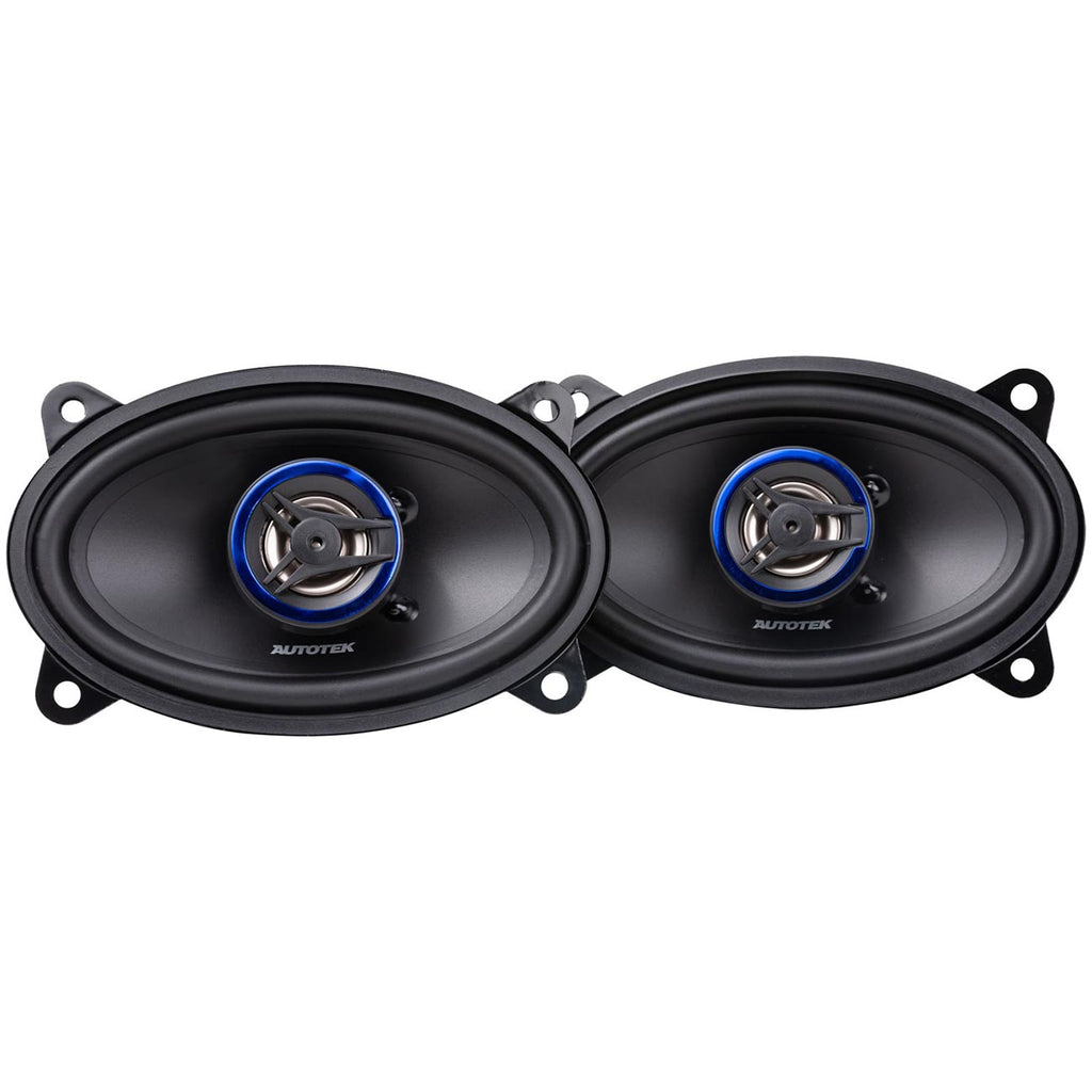 Autotek 4×6" 2-Way Speakers, 250 Watts Max