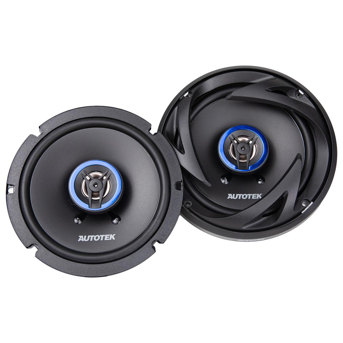 Autotek 6.5" 2-Way Shallow Mount Speakers, 300 Watts Max