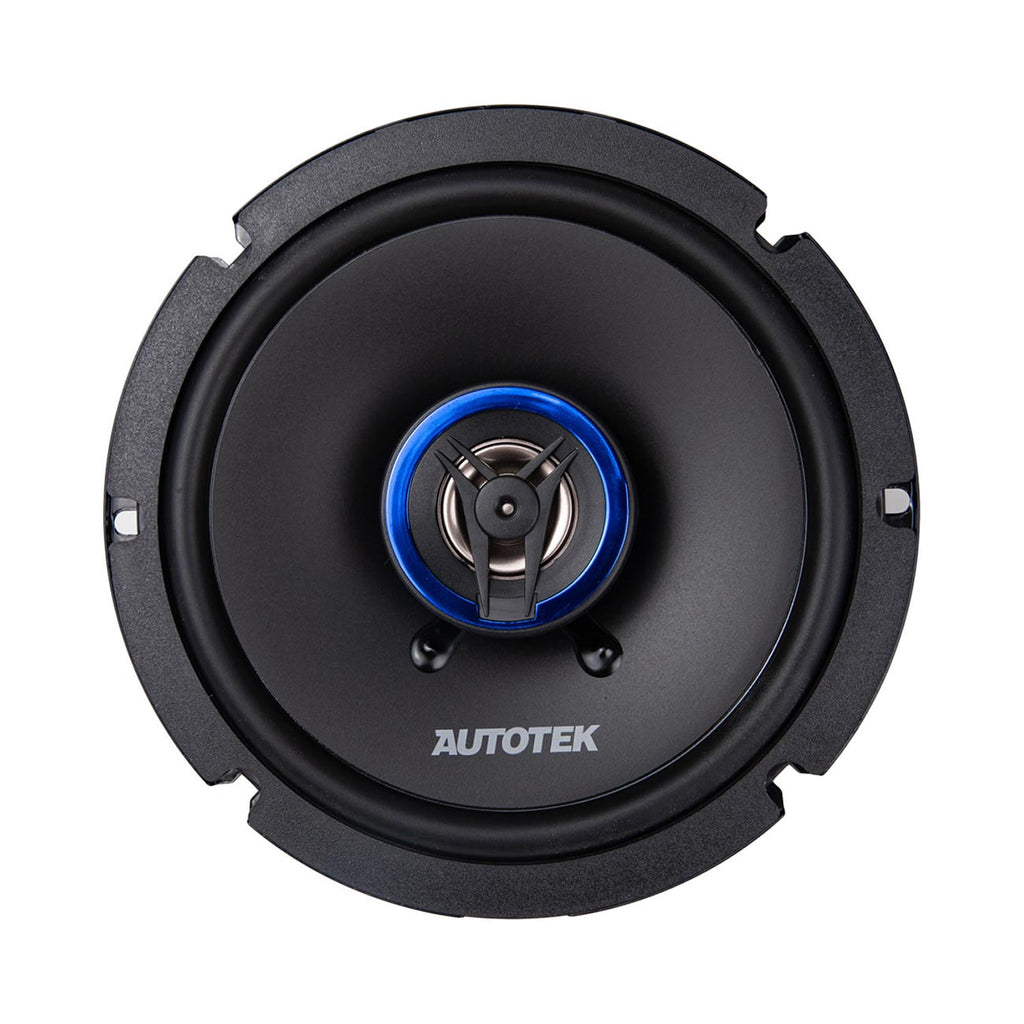 Autotek 6.5" 2-Way Shallow Mount Speakers, 300 Watts Max