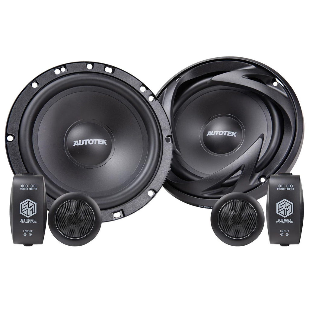 Autotek 6.5" 2-Way Component Speaker System, 300 Watts Max