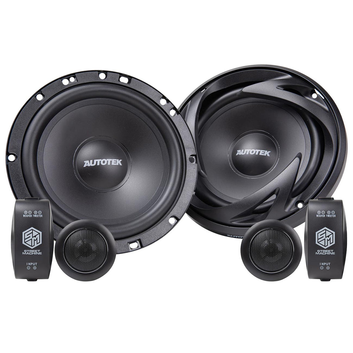 Autotek 6.5" 2-Way Component Speaker System, 300 Watts Max