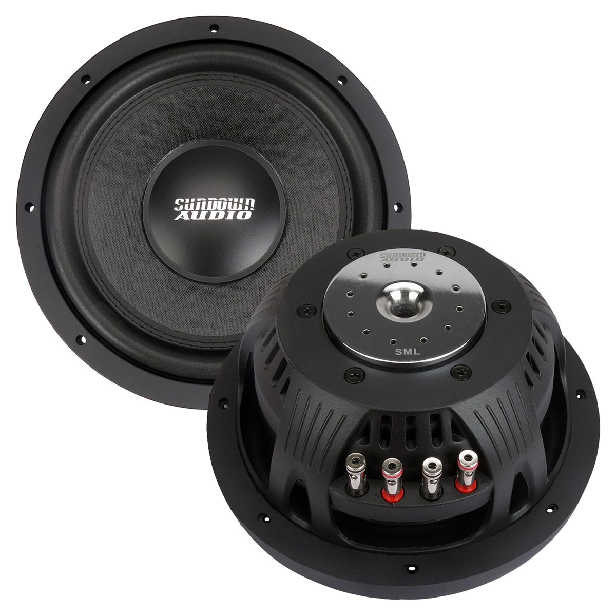12″ Shallow Mount Woofer, 600W RMS/1200W MAX, Dual 4 Ohm