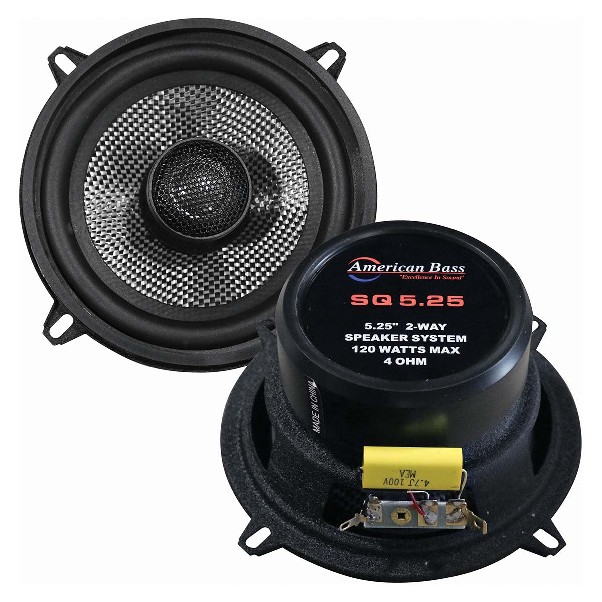 American Bass 5.25" 2-Way Speakers