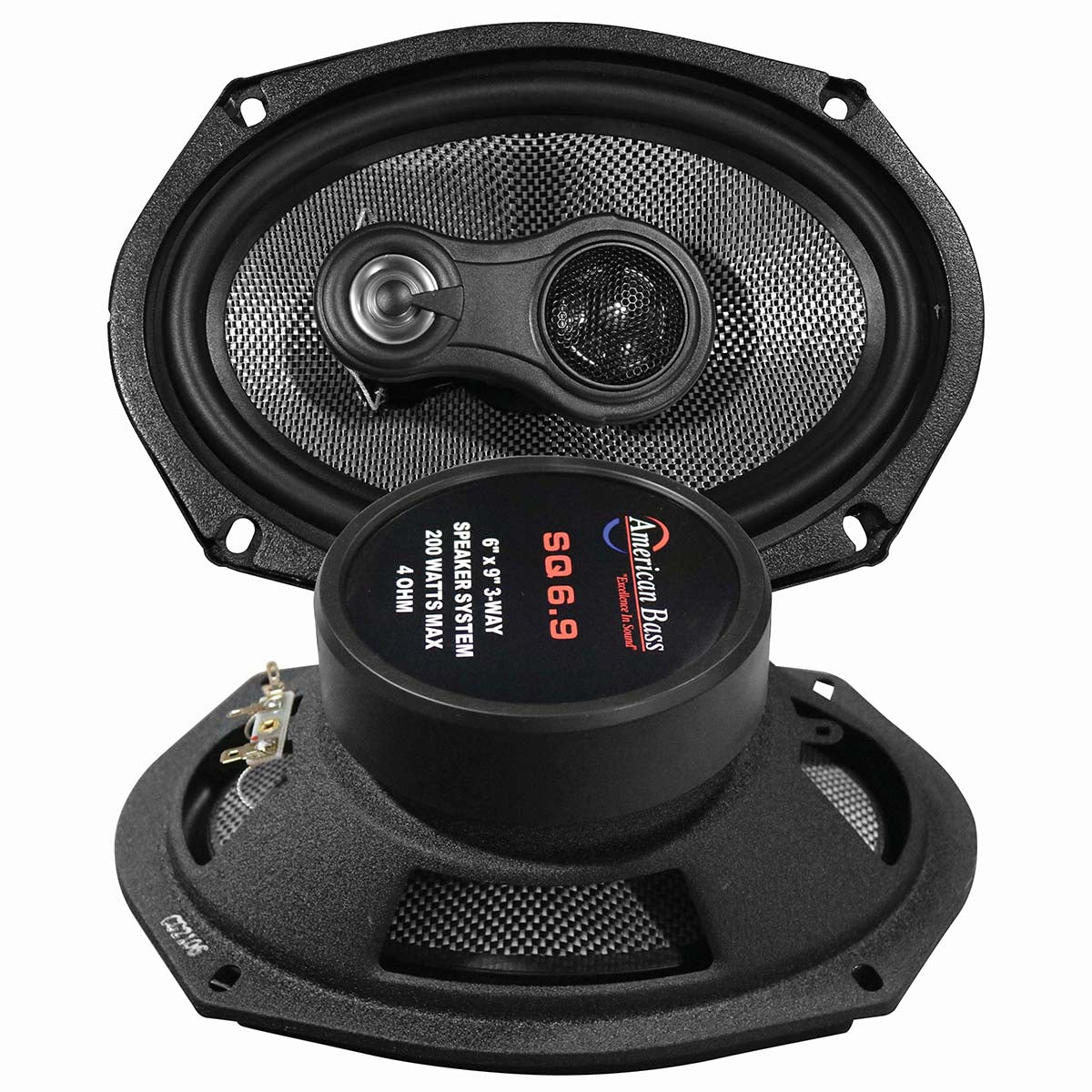 American Bass 6×9" 3-Way Speakers