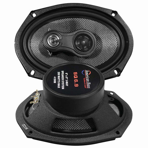 American Bass 6×9" 3-Way Speakers