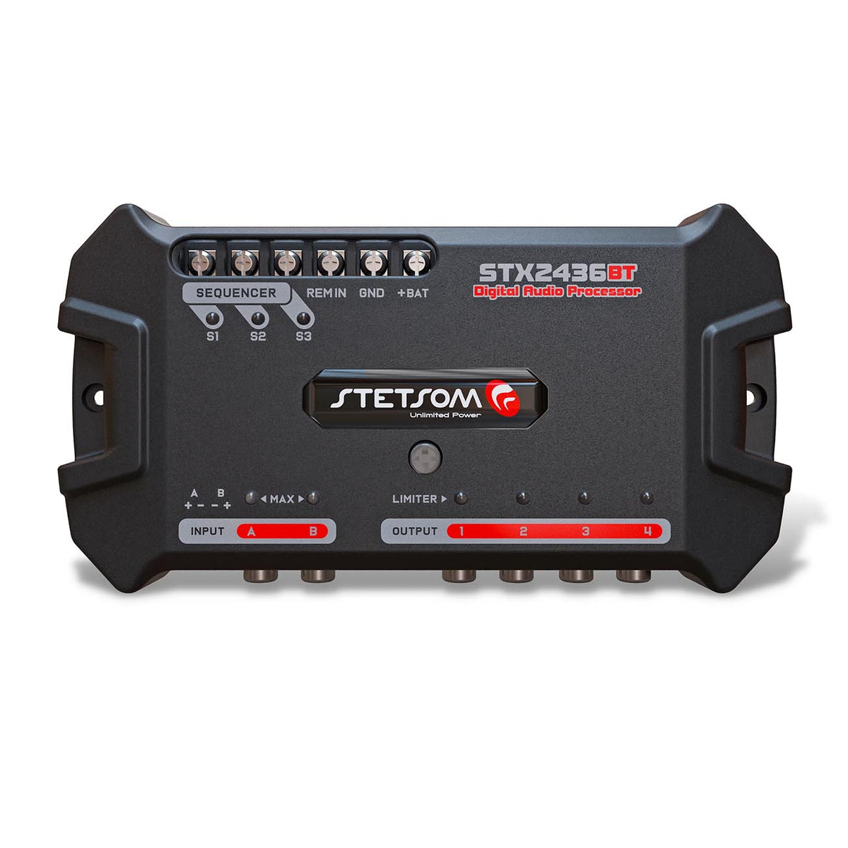 Stetsom Bluetooth DSP Crossover & Equalizer 4 Output Channel Full Digital Signal Processor 2.4