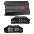 DS18 4 Channel Amplifier, 400W RMS/1200W MAX - Black