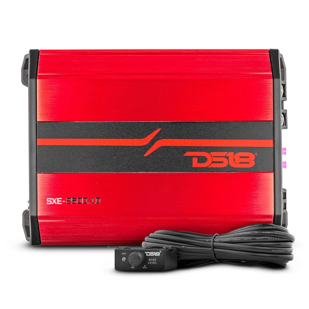 DS18 Monoblock Amplifier, 800W RMS/2500W MAX - Red