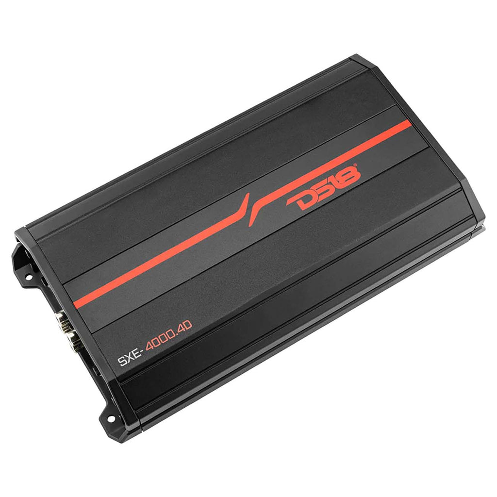 DS18 4 Channel Amplifier, 1720W RMS/4000W MAX - Black