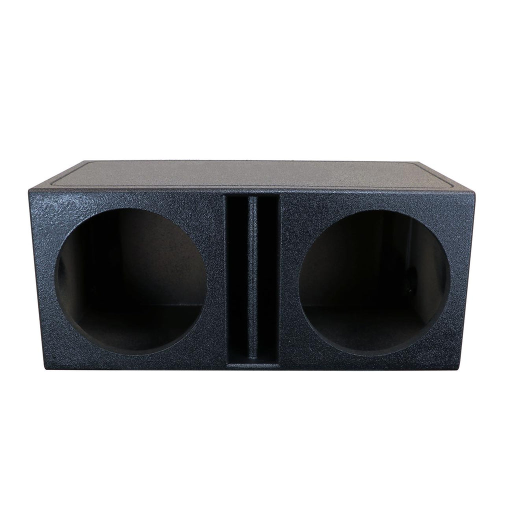 Atrend Dual 10" Slammer Slot-Port Vented Woofer Enclosure - Bedliner Finish