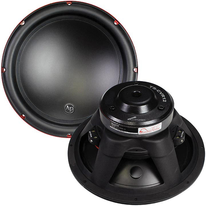 12″ Woofer, 350W RMS/750W Max, Dual 4 Ohm