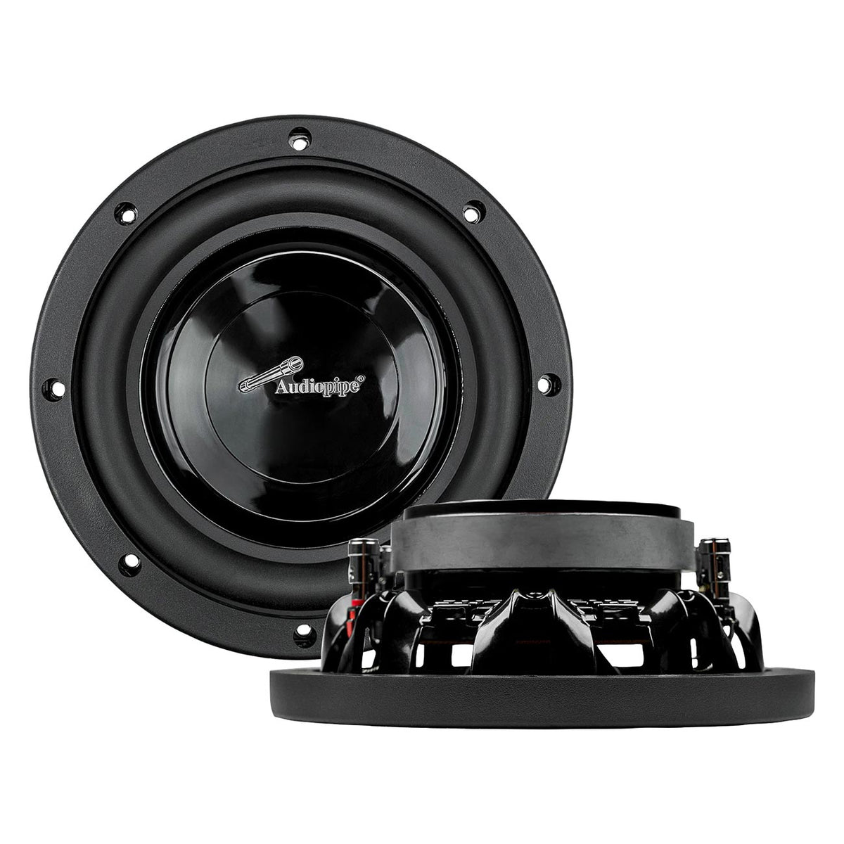 8″ Shallow Mount Subwoofer 150W RMS/300W Max, Dual 4 Ohm