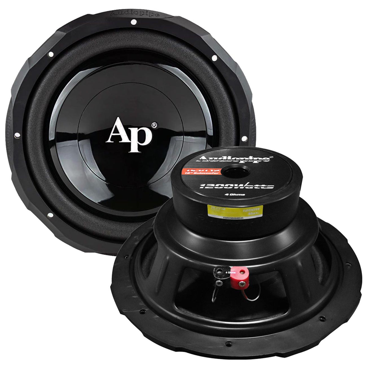 12″ Woofer with Infinite Baffle, 600W RMS/1200W Max, Single 4 Ohm