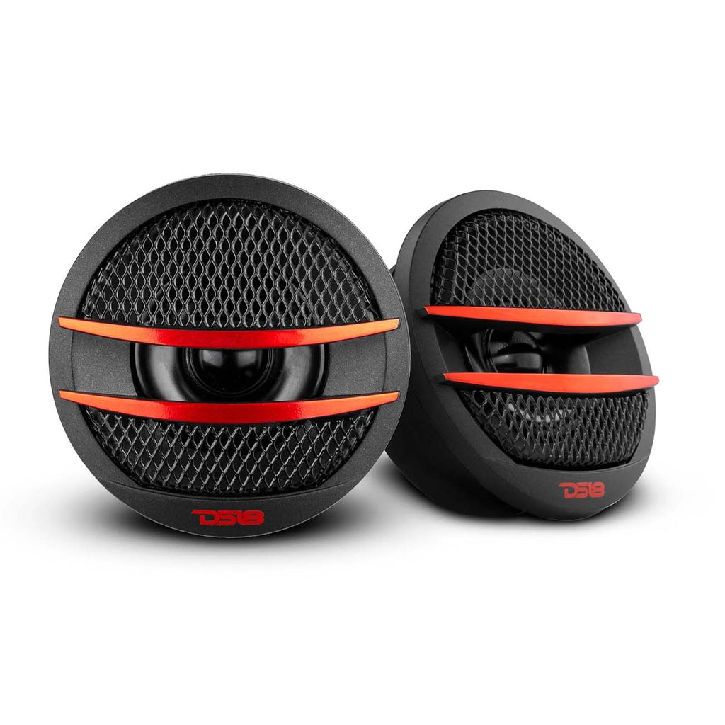 DS18 2" PEI Dome Tweeters (Pair) - Red