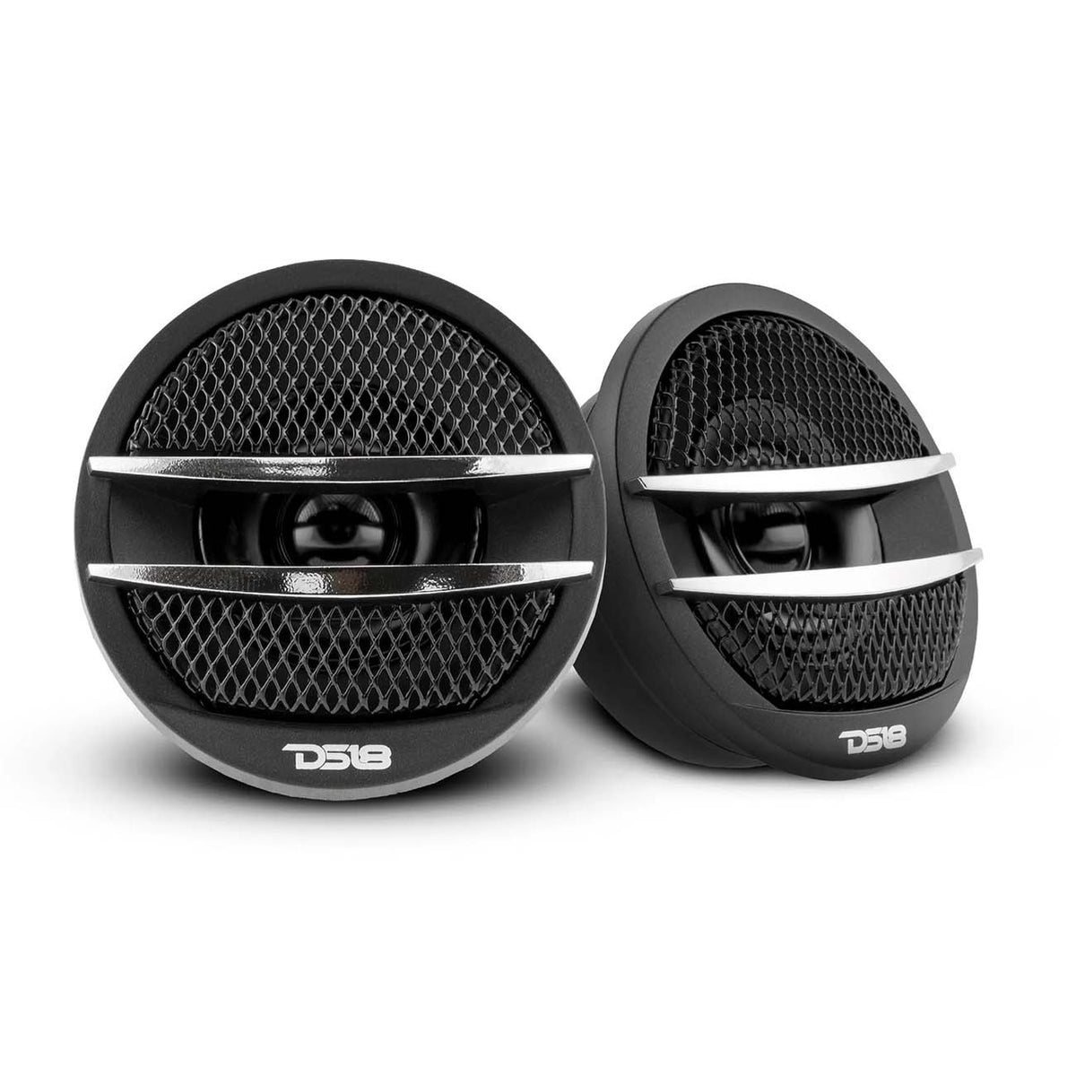 DS18 2" PEI Dome Tweeters (Pair) - Silver