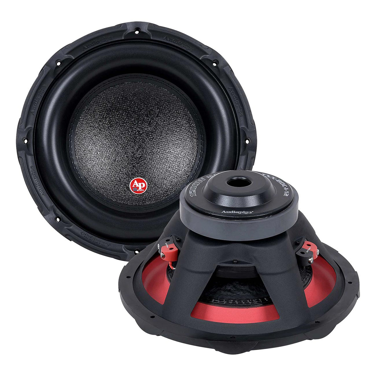 12″ Woofer, 600W RMS/1200W Max, Dual 4 Ohm