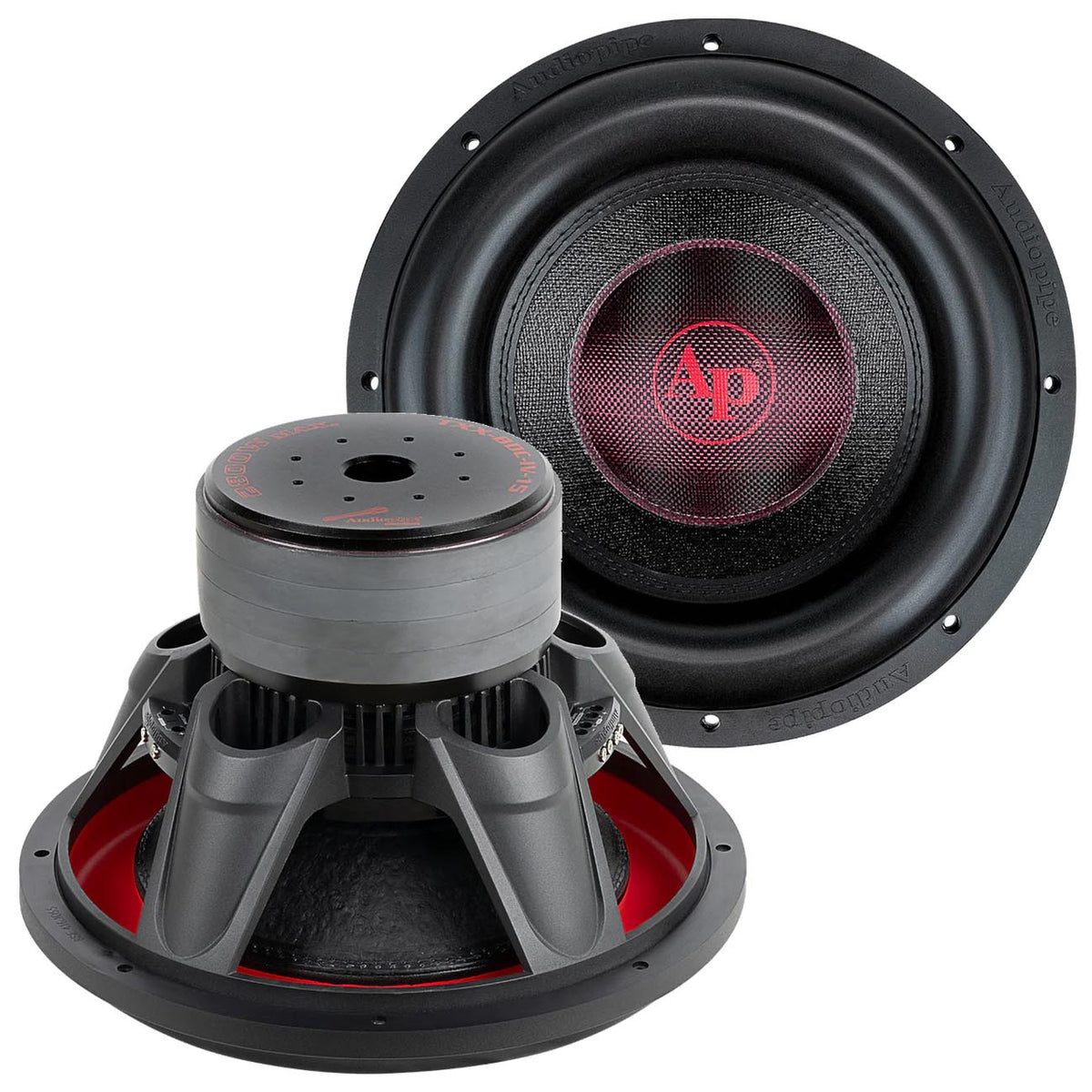 15″ Woofer, 1400W RMS/2800W Max, Dual 2 Ohm
