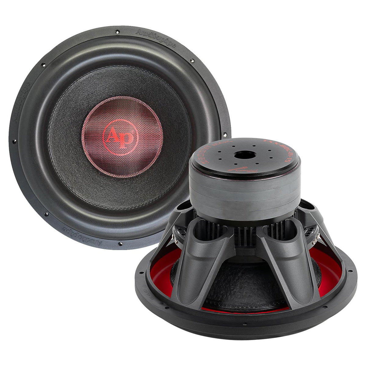 15″ Woofer, 1400W RMS/2800W Max, Dual 4 Ohm