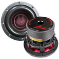 6.5″ Woofer, 250W RMS/500W Max, Dual 4 Ohm
