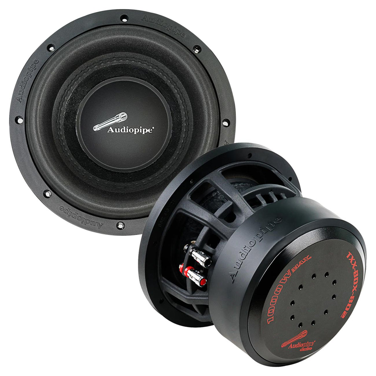 8″ Competition Woofer 500W RMS/1000W Max, Dual 2 Ohm