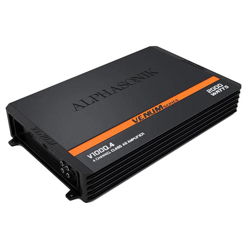 Alphasonik Venum Series 4-Channel Amplifier, 2000W Max